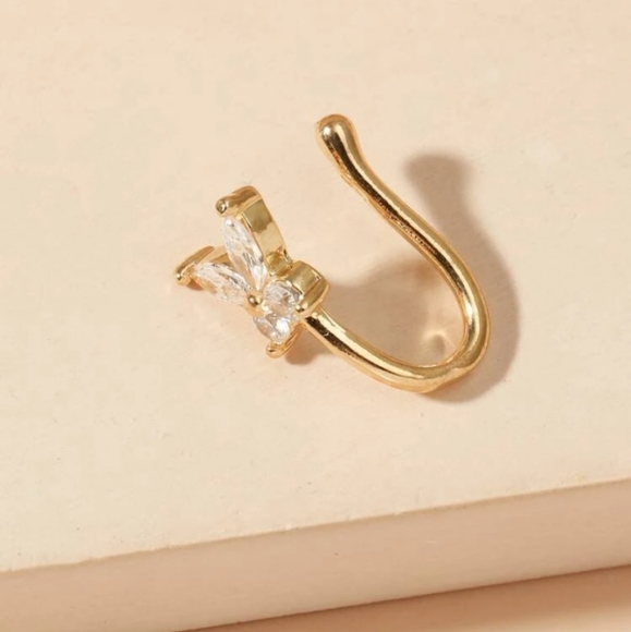 *Prescilla* Nose Ring Cuff - Picture 4 of 4